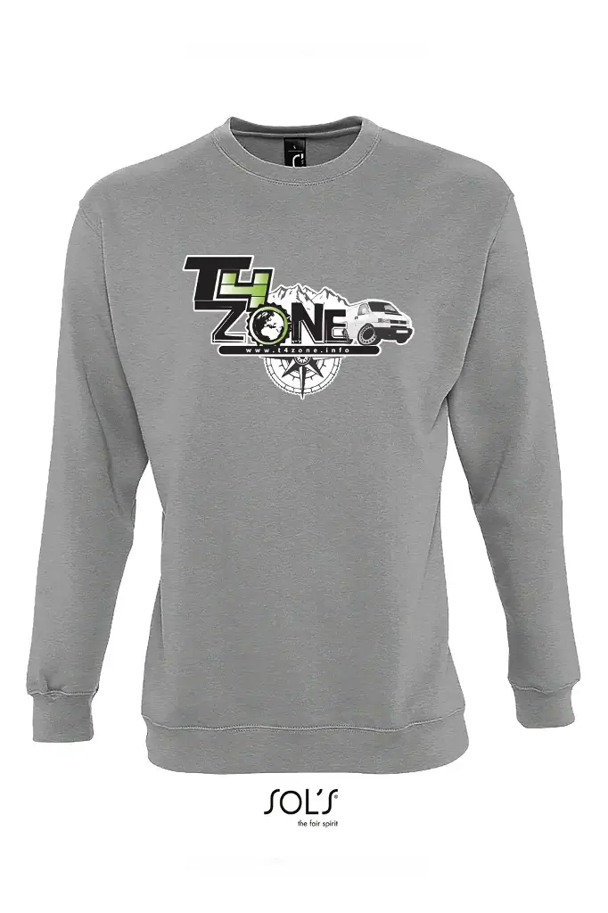 [T4ZONE] Sweat T4 Zone Gris