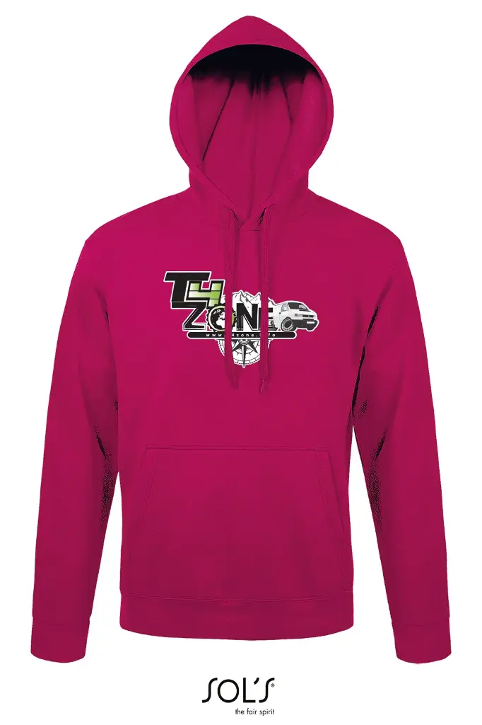[T4ZONE] Sweat  à capuche T4 Zone Fuschia