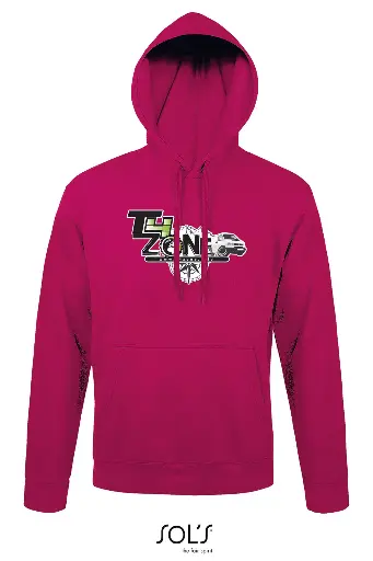 [T4ZONE] Sweat  à capuche T4 Zone Fuschia